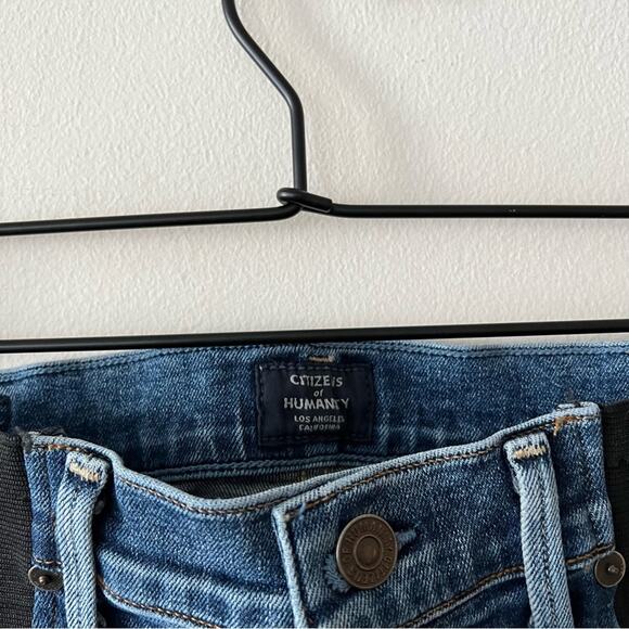 Citizens of Humanity Skinny Distressed Maternity Jeans - Picture 5 of 7